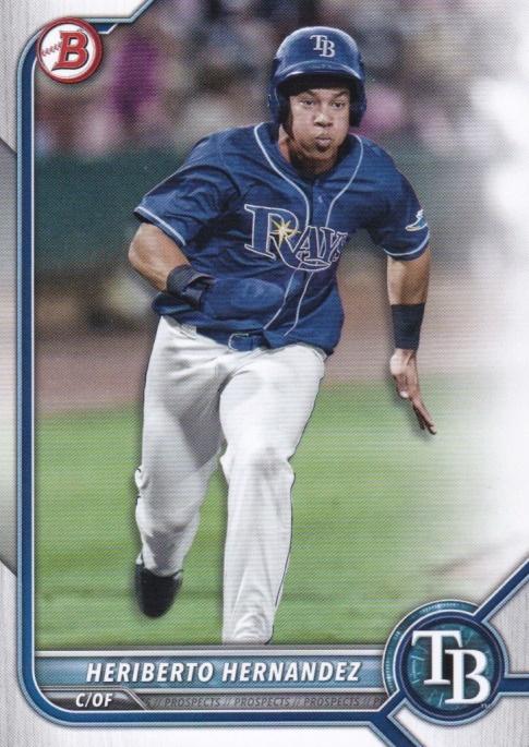 Heriberto Hernandez #BP-143 Tampa Bay Rays | 2022 Bowman Prospects