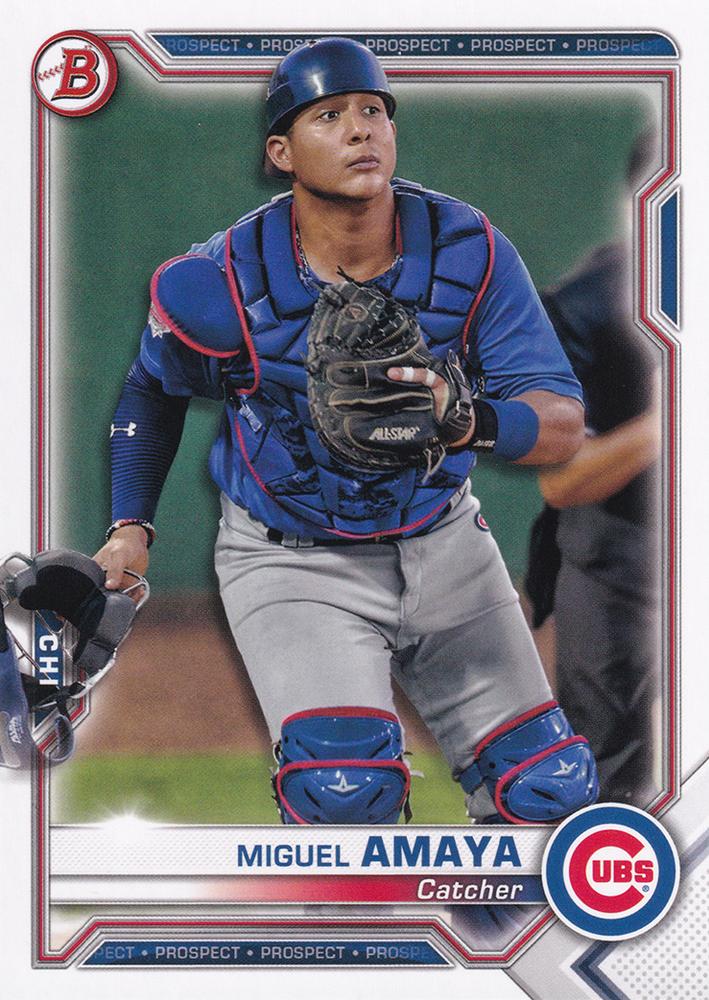 Miguel Amaya #BP-148 Chicago Cubs | 2021 Bowman Prospects