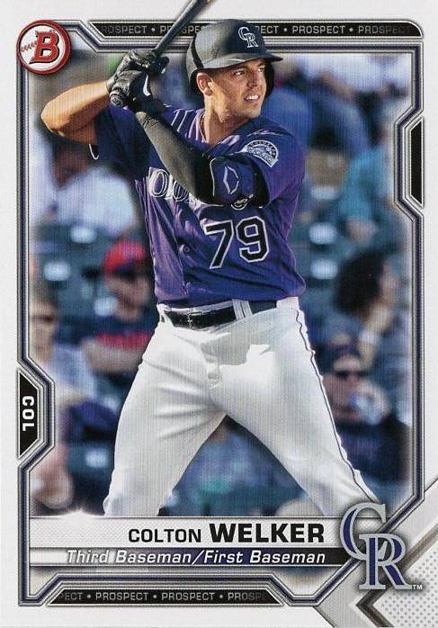 Colton Welker #BP-15 Colorado Rockies | 2021 Bowman Prospects