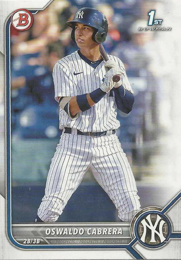 Oswaldo Cabrera #BP-17 New York Yankees | 2022 Bowman Prospects