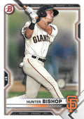 Hunter Bishop #BP-18 San Francisco Giants | 2021 Bowman Prospects