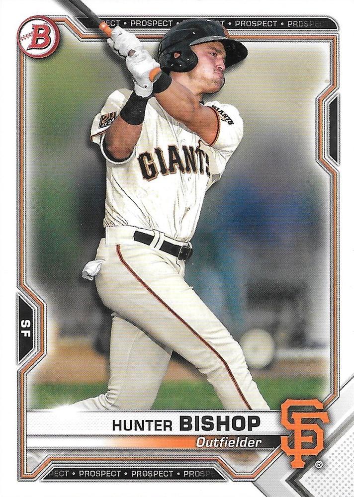 Hunter Bishop #BP-18 San Francisco Giants | 2021 Bowman Prospects