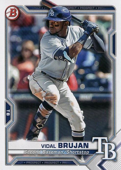 Vidal Brujan #BP-19 Tampa Bay Rays | 2021 Bowman Prospects