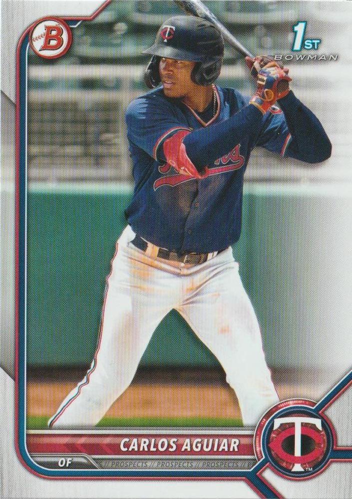 Carlos Aguiar #BP-1 Minnesota Twins | 2022 Bowman Prospects
