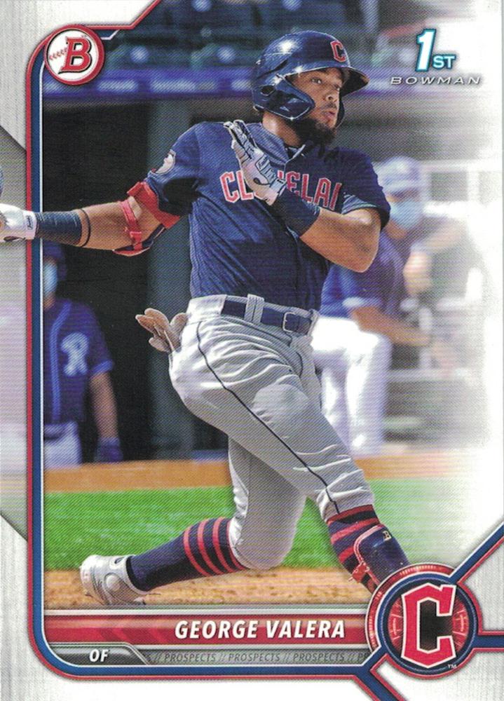 George Valera #BP-22 Cleveland Guardians | 2022 Bowman Prospects