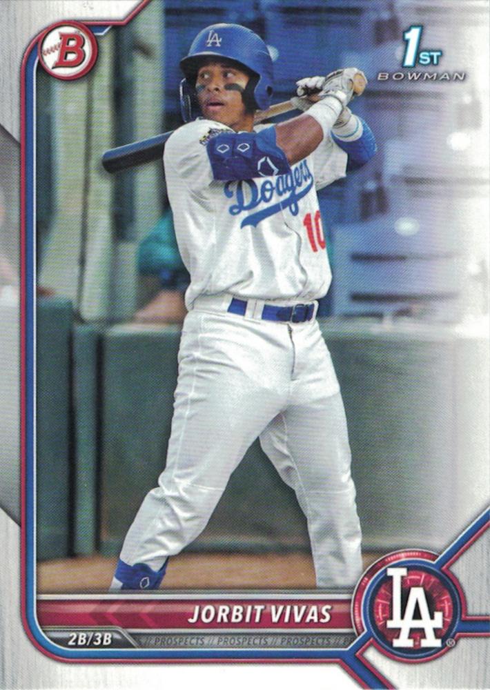 Jorbit Vivas #BP-24 Los Angeles Dodgers | 2022 Bowman Prospects