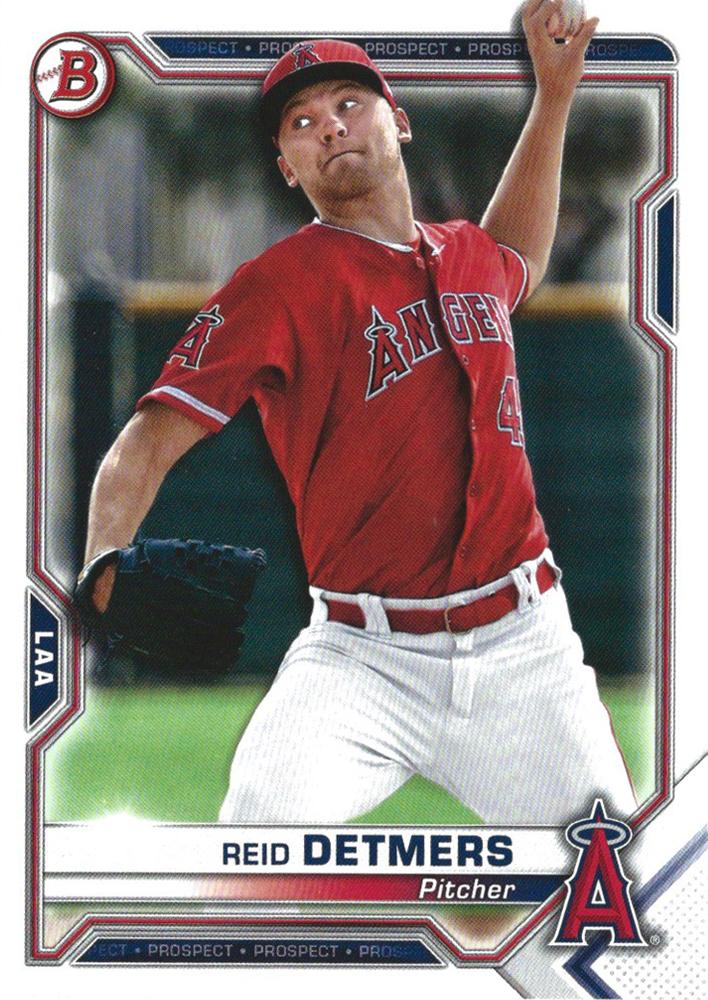 Reid Detmers #BP-26 Los Angeles Angels | 2021 Bowman Prospects
