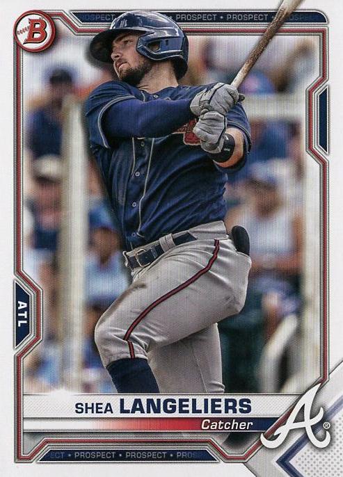 Shea Langeliers #BP-28 Atlanta Braves | 2021 Bowman Prospects