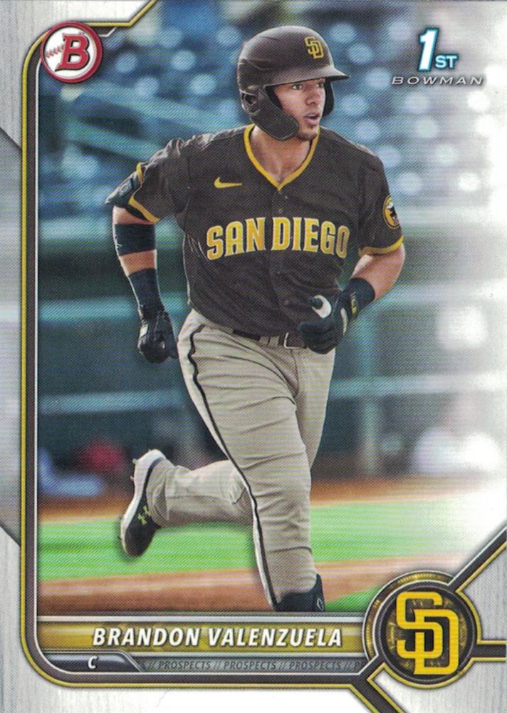 Brandon Valenzuela #BP-28 San Diego Padres | 2022 Bowman Prospects
