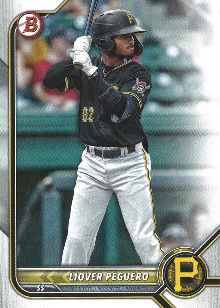 Liover Peguero #BP-34 Pittsburgh Pirates | 2022 Bowman Prospects