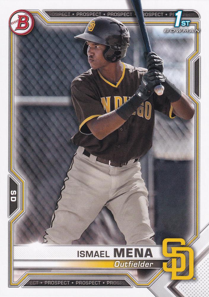 Ismael Mena #BP-36 San Diego Padres | 2021 Bowman Prospects