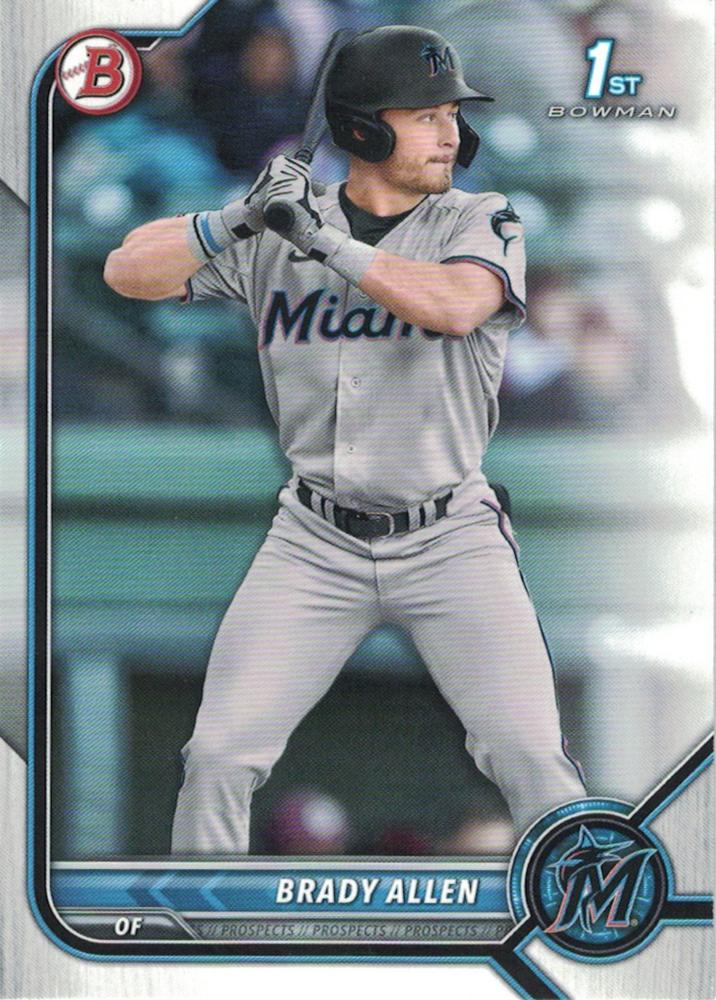 Brady Allen #BP-36 Miami Marlins | 2022 Bowman Prospects
