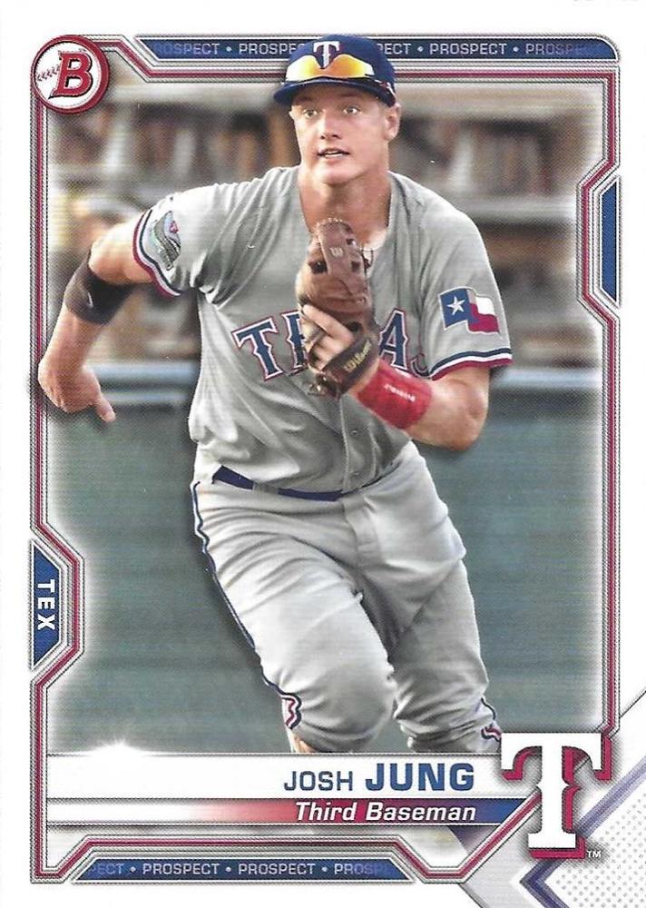Josh Jung #BP-38 Texas Rangers | 2021 Bowman Prospects