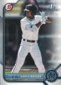Kahlil Watson #BP-3 Miami Marlins | 2022 Bowman Prospects