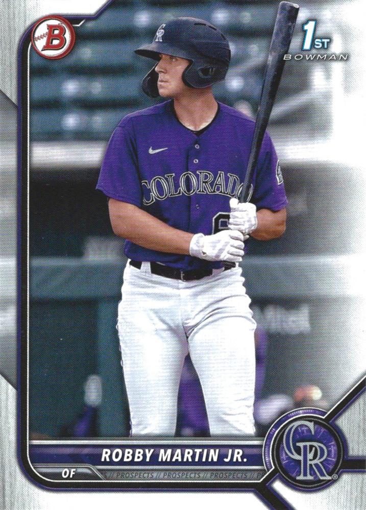 Robby Martin Jr. #BP-43 Colorado Rockies | 2022 Bowman Prospects