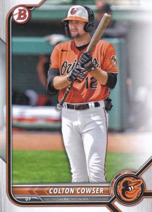 Colton Cowser #BP-49 Baltimore Orioles | 2022 Bowman Prospects