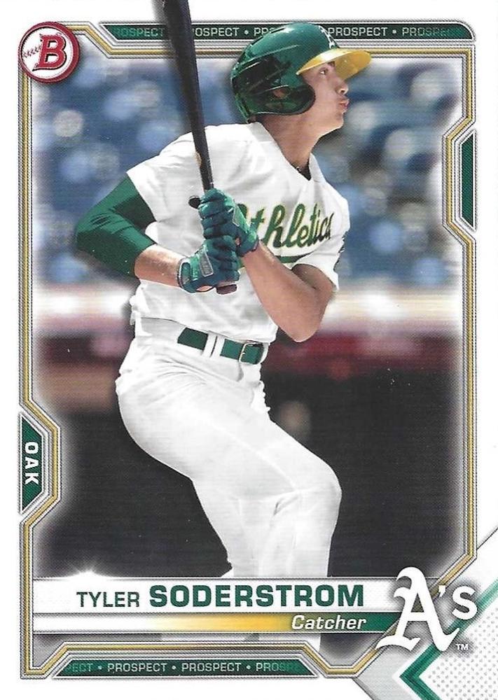 Tyler Soderstrom #BP-51 Oakland Athletics | 2021 Bowman Prospects