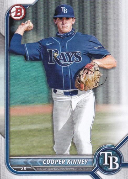 Cooper Kinney #BP-54 Tampa Bay Rays | 2022 Bowman Prospects