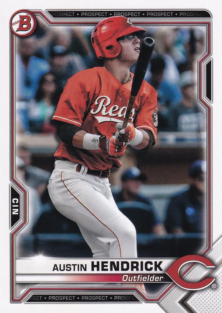 Austin Hendrick #BP-55 Cincinnati Reds | 2021 Bowman Prospects