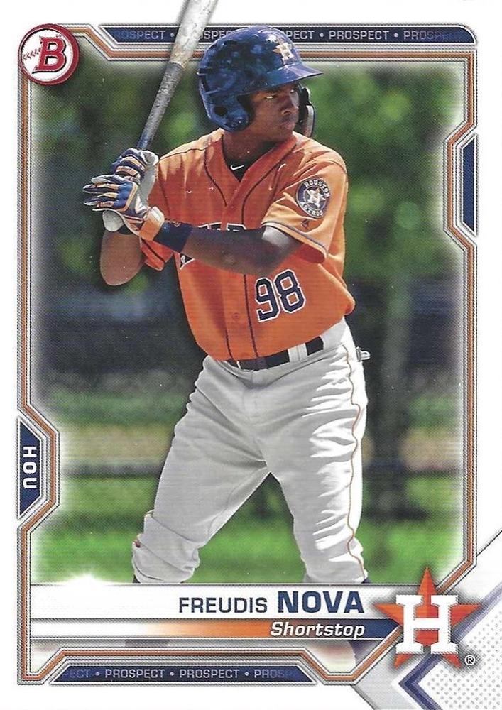 Freudis Nova #BP-56 Houston Astros | 2021 Bowman Prospects