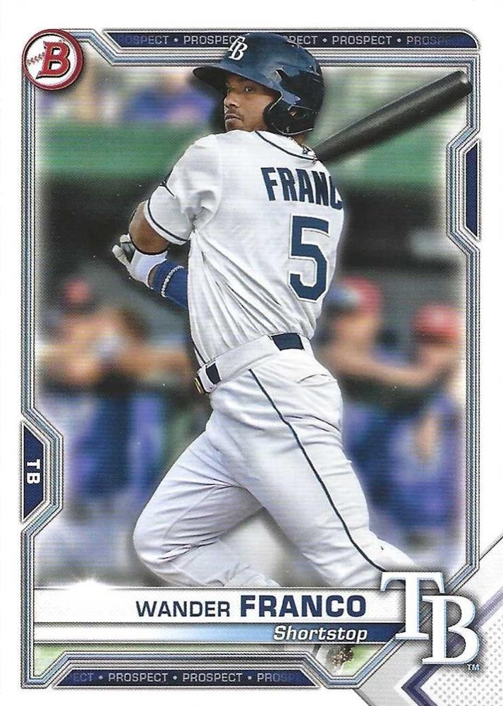 Wander Franco #BP-57 Tampa Bay Rays | 2021 Bowman Prospects