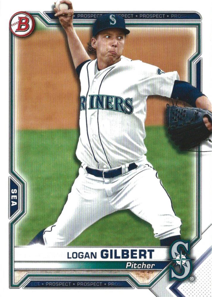 Logan Gilbert #BP-58 Seattle Mariners | 2021 Bowman Prospects
