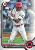 Justice Thompson #BP-59 Cincinnati Reds | 2022 Bowman Prospects