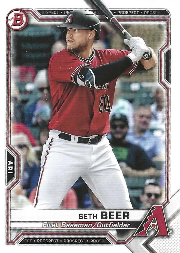 Seth Beer #BP-60 Arizona Diamondbacks | 2021 Bowman Prospects