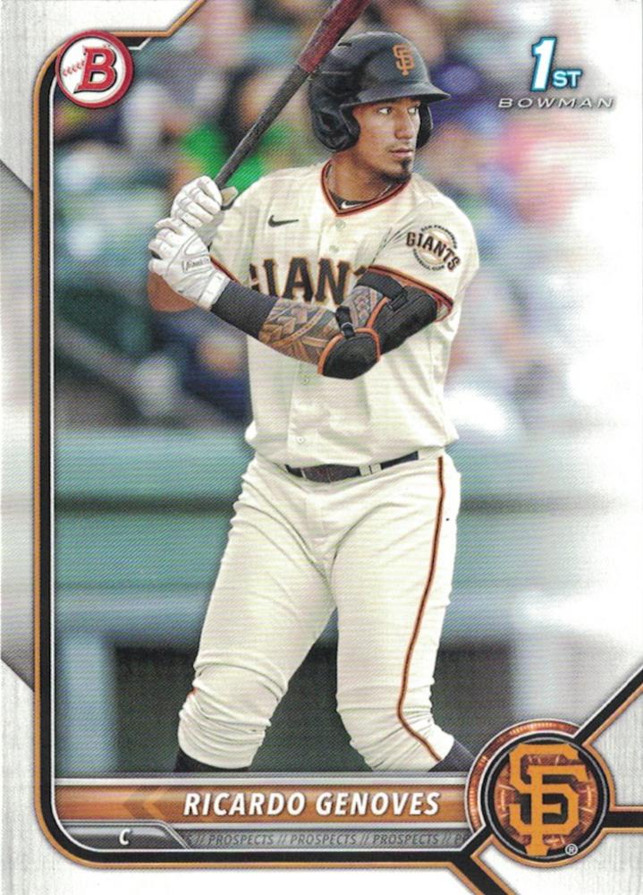 Ricardo Genoves #BP-60 San Francisco Giants | 2022 Bowman Prospects