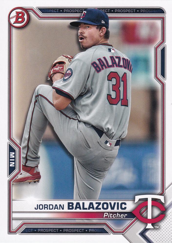 Jordan Balazovic #BP-61 Minnesota Twins | 2021 Bowman Prospects