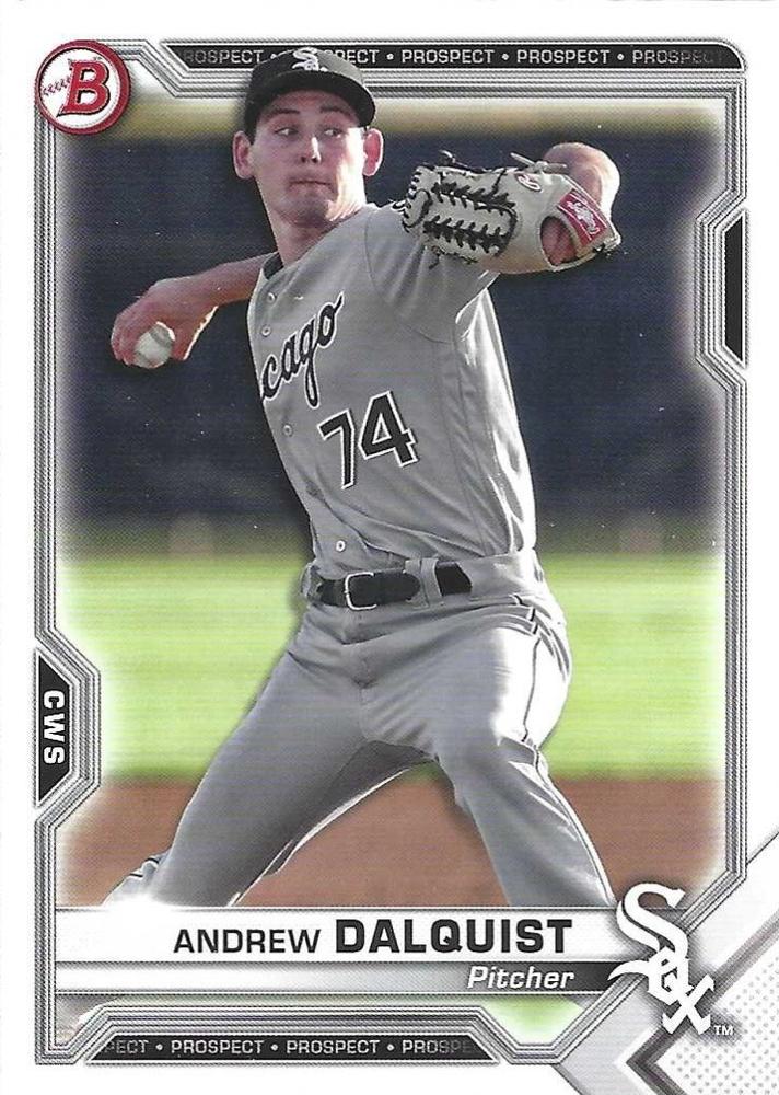 Andrew Dalquist #BP-64 Chicago White Sox | 2021 Bowman Prospects