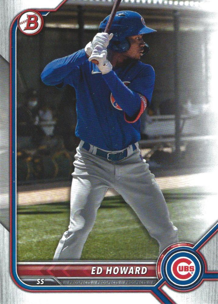 Ed Howard #BP-64 Chicago Cubs | 2022 Bowman Prospects