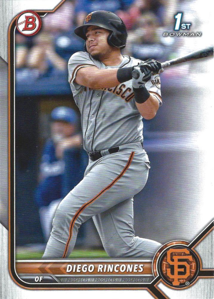 Diego Rincones #BP-65 San Francisco Giants | 2022 Bowman Prospects
