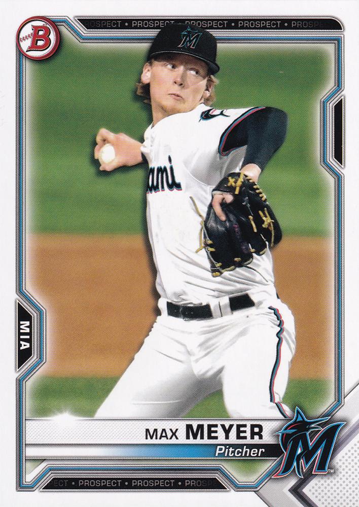 Max Meyer #BP-66 Miami Marlins | 2021 Bowman Prospects