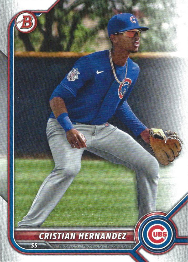 Cristian Hernandez #BP-66 Chicago Cubs | 2022 Bowman Prospects