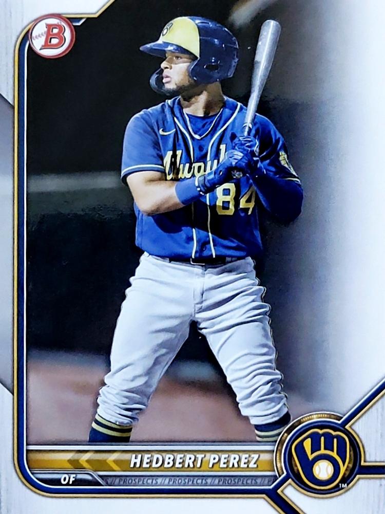 Hedbert Perez #BP-67 Milwaukee Brewers | 2022 Bowman Prospects