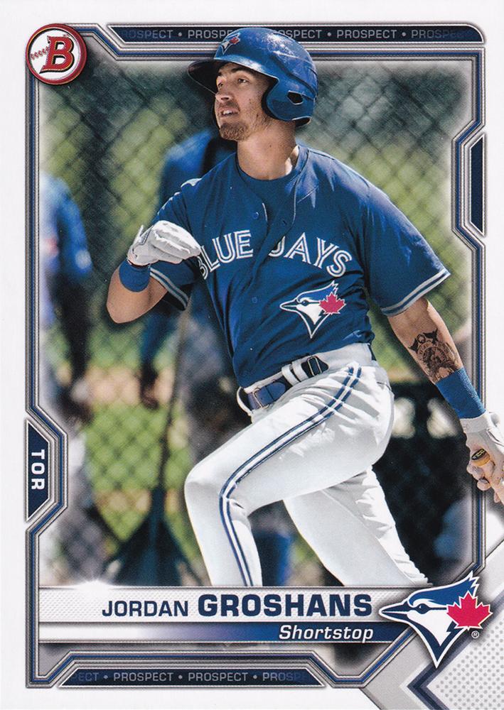 Jordan Groshans #BP-70 Toronto Blue Jays | 2021 Bowman Prospects