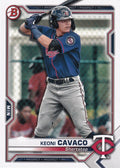 Keoni Cavaco #BP-73 Minnesota Twins | 2021 Bowman Prospects