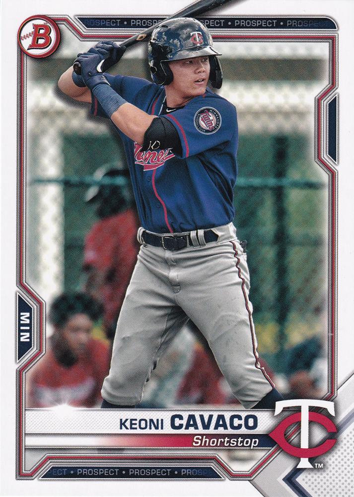 Keoni Cavaco #BP-73 Minnesota Twins | 2021 Bowman Prospects