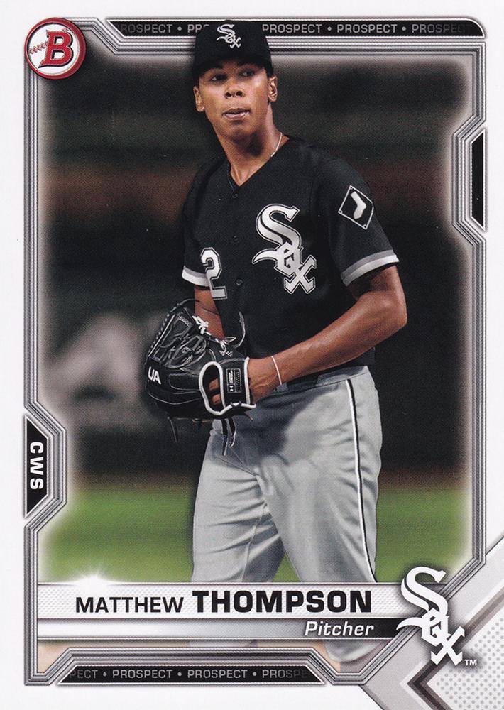 Matthew Thompson #BP-74 Chicago White Sox | 2021 Bowman Prospects
