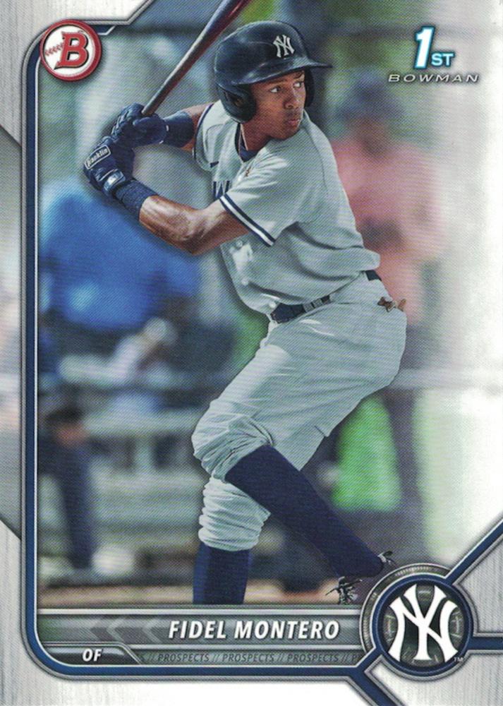 Fidel Montero #BP-74 New York Yankees | 2022 Bowman Prospects