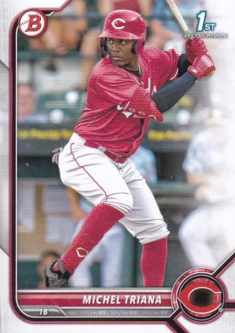 Michel Triana #BP-75 Cincinnati Reds | 2022 Bowman Prospects