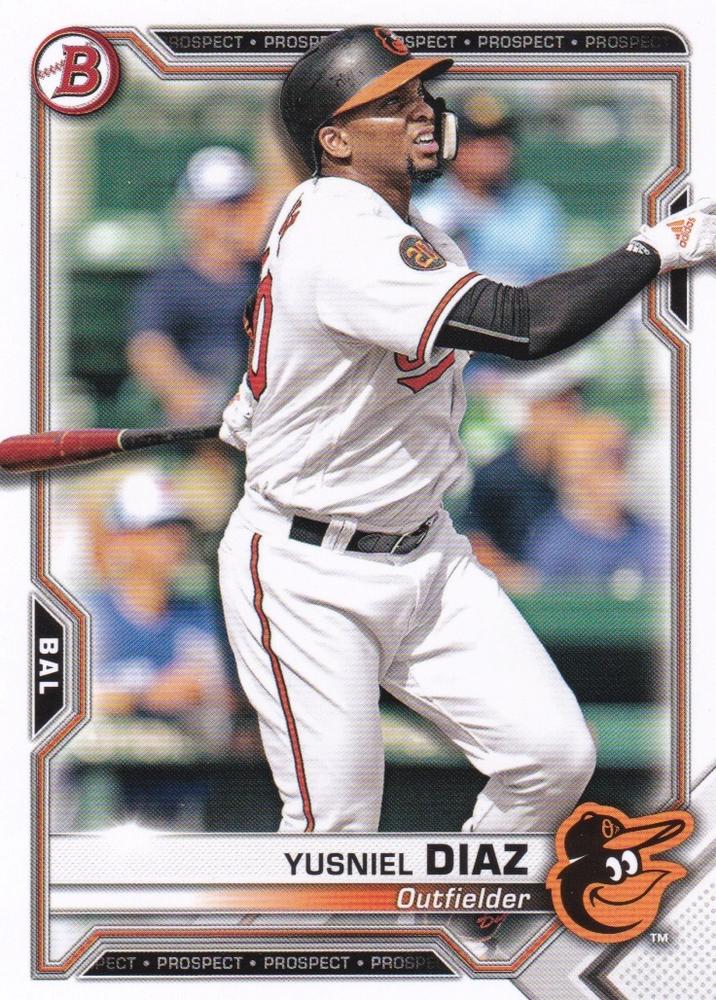Yusniel Diaz #BP-76 Baltimore Orioles | 2021 Bowman Prospects