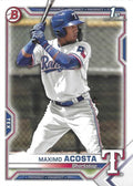 Maximo Acosta #BP-7 Texas Rangers | 2021 Bowman Prospects