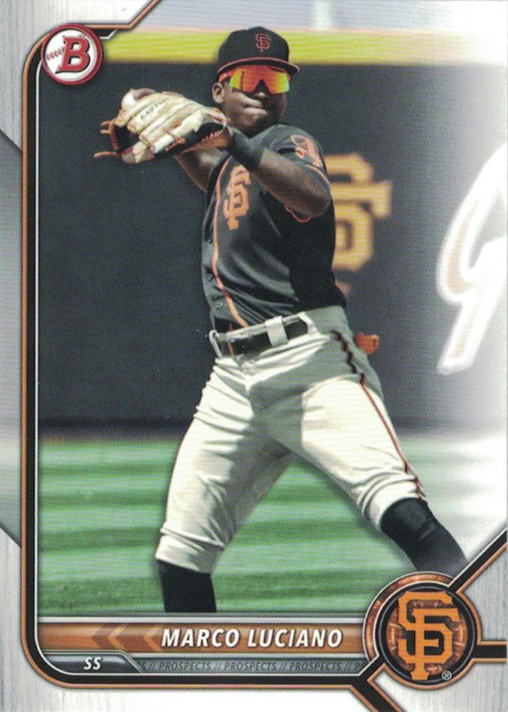 Marco Luciano #BP-7 San Francisco Giants | 2022 Bowman Prospects