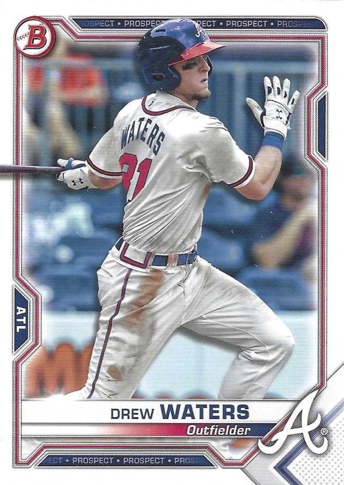 Drew Waters #BP-81 Atlanta Braves | 2021 Bowman Prospects