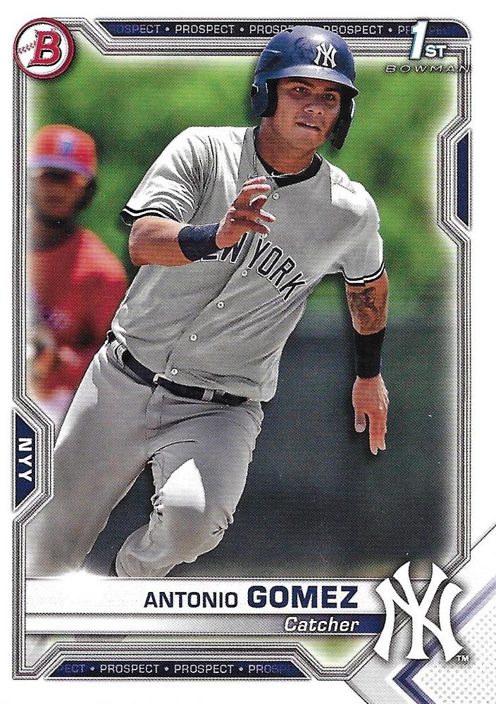 Antonio Gomez #BP-82 New York Yankees | 2021 Bowman Prospects