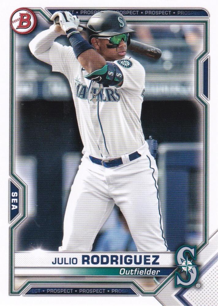 Julio Rodriguez #BP-86 Seattle Mariners | 2021 Bowman Prospects