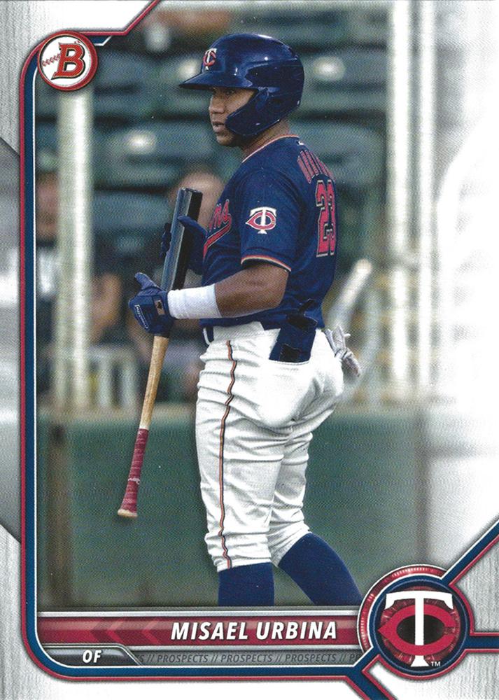 Misael Urbina #BP-86 Minnesota Twins | 2022 Bowman Prospects