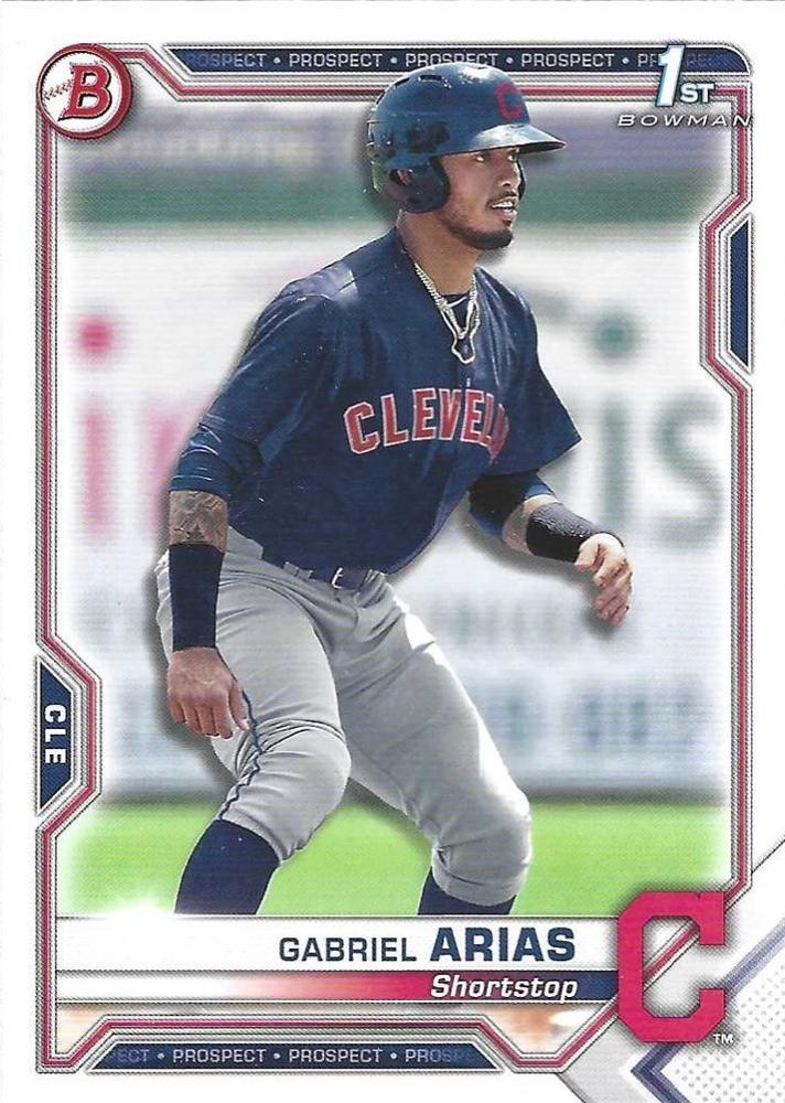 Gabriel Arias #BP-89 Cleveland Indians | 2021 Bowman Prospects